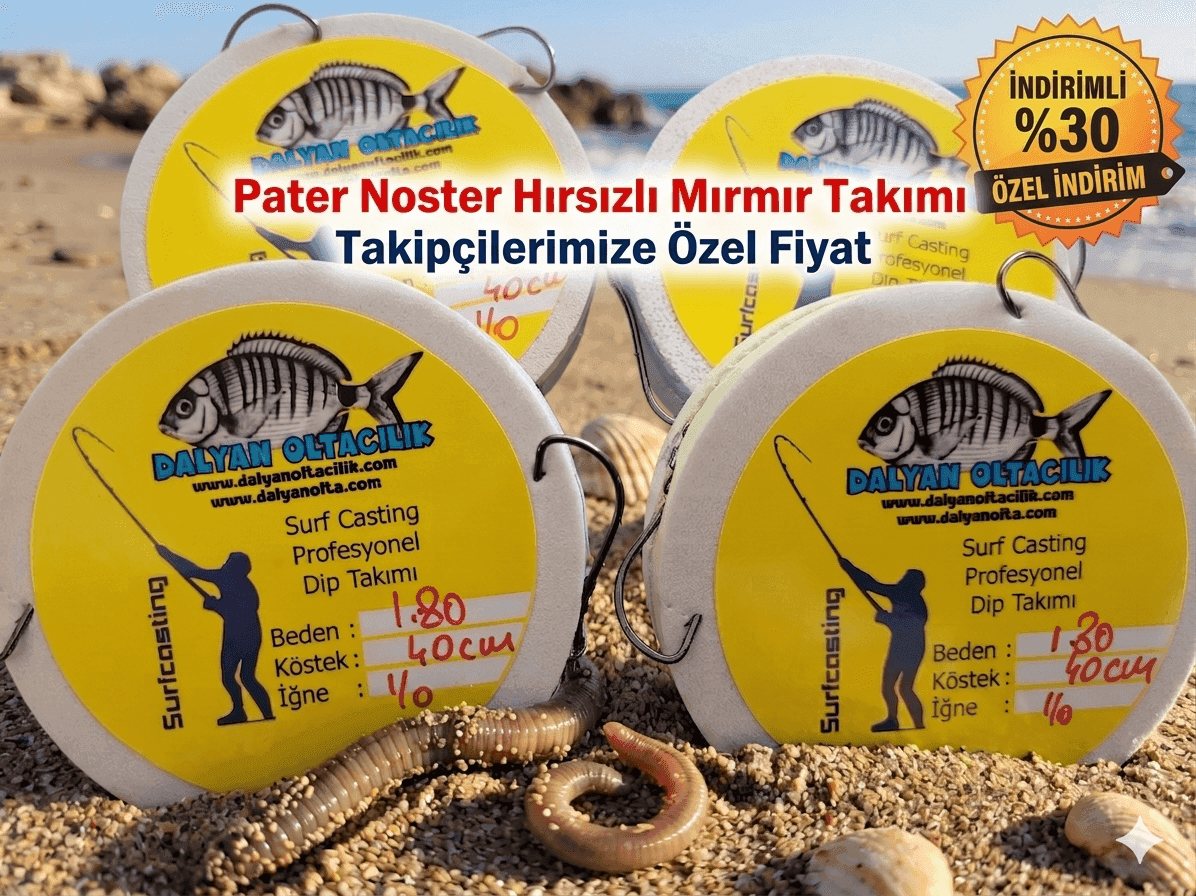 olta yemi, canlı yem, donuk yem, canlı sülünez, canlı boru kurdu, canlı kaya kurdu, mamun, bibi, canlı teke, donuk sardalya, donuk zargana, donuk izmarit, surf casting takımları, dip takımı, levrek dip takımı, çipura dip takımı, mırmır dip takımı, eşkina dip takımı, paternoster takımı, urfe rig, rabeira rig, trave lungo, Dalyan Oltacılık, profesyonel olta takımları, oltayemi.com
