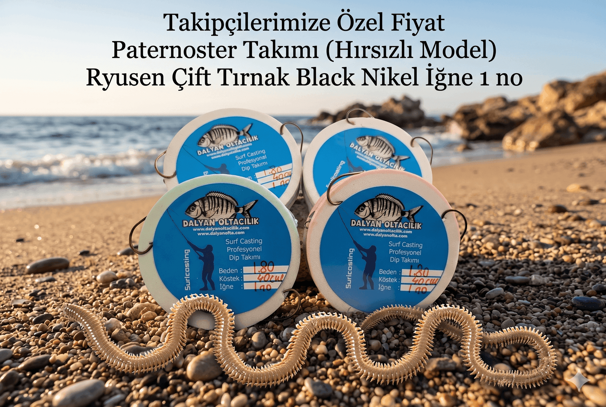 olta yemi, canlı yem, donuk yem, canlı sülünez, canlı boru kurdu, canlı kaya kurdu, mamun, bibi, canlı teke, donuk sardalya, donuk zargana, donuk izmarit, surf casting takımları, dip takımı, levrek dip takımı, çipura dip takımı, mırmır dip takımı, eşkina dip takımı, paternoster takımı, urfe rig, rabeira rig, trave lungo, Dalyan Oltacılık, profesyonel olta takımları, oltayemi.com